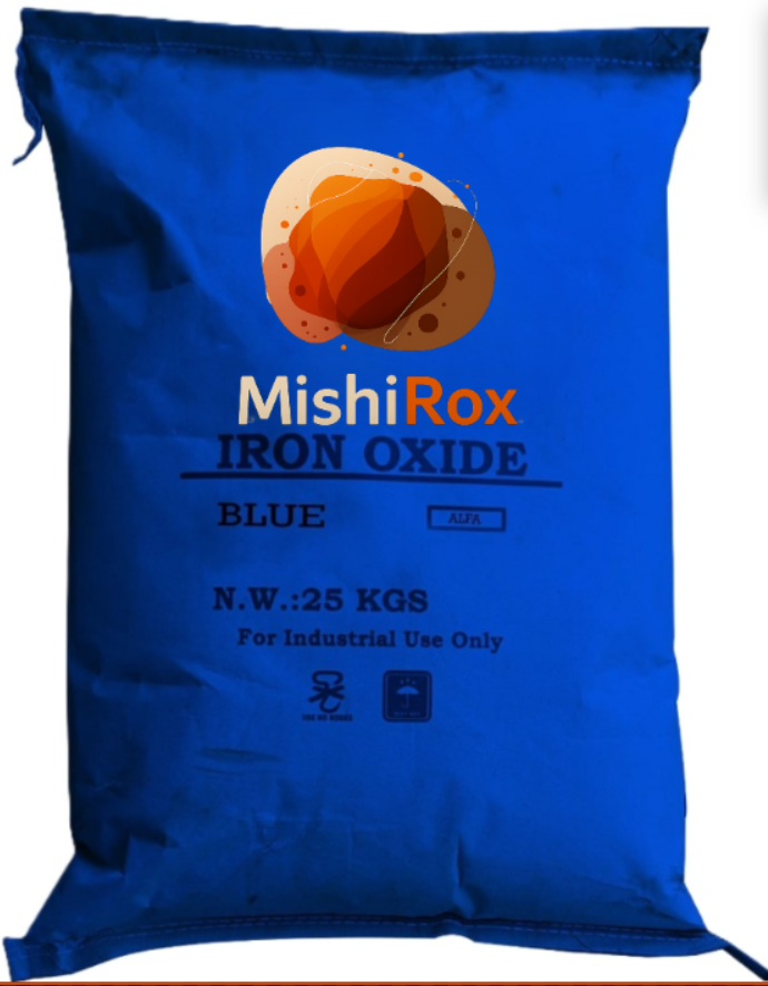 Blue Iron Oxide Pigment - Premium Concrete Colorant for Architectural Applications