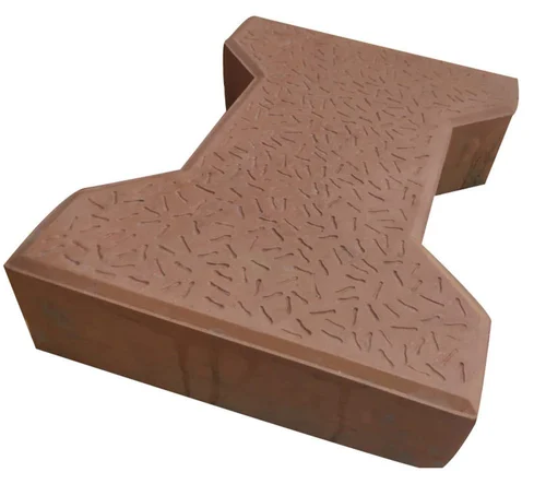 Brown Colored Concrete Paver Blocks - Result of Brown Iron Oxide Pigment