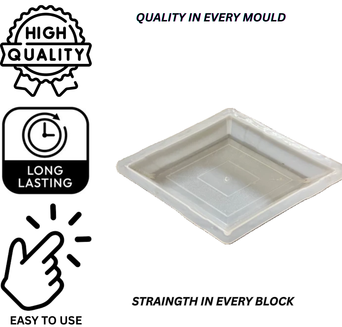 Diamond Paver Block Moulds