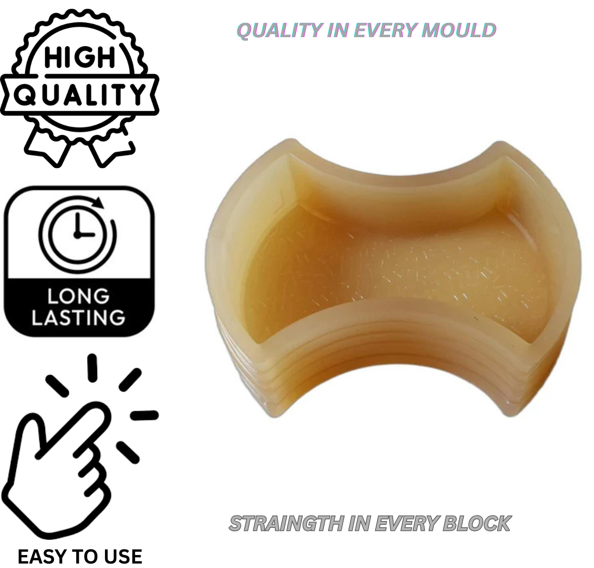 Damru Silicone Paver Block Mould