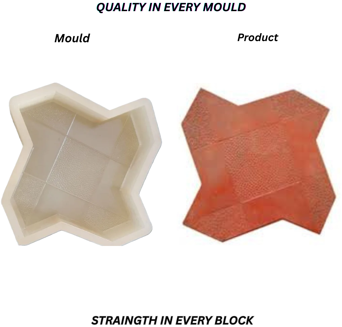 Star Shape Paver Mould