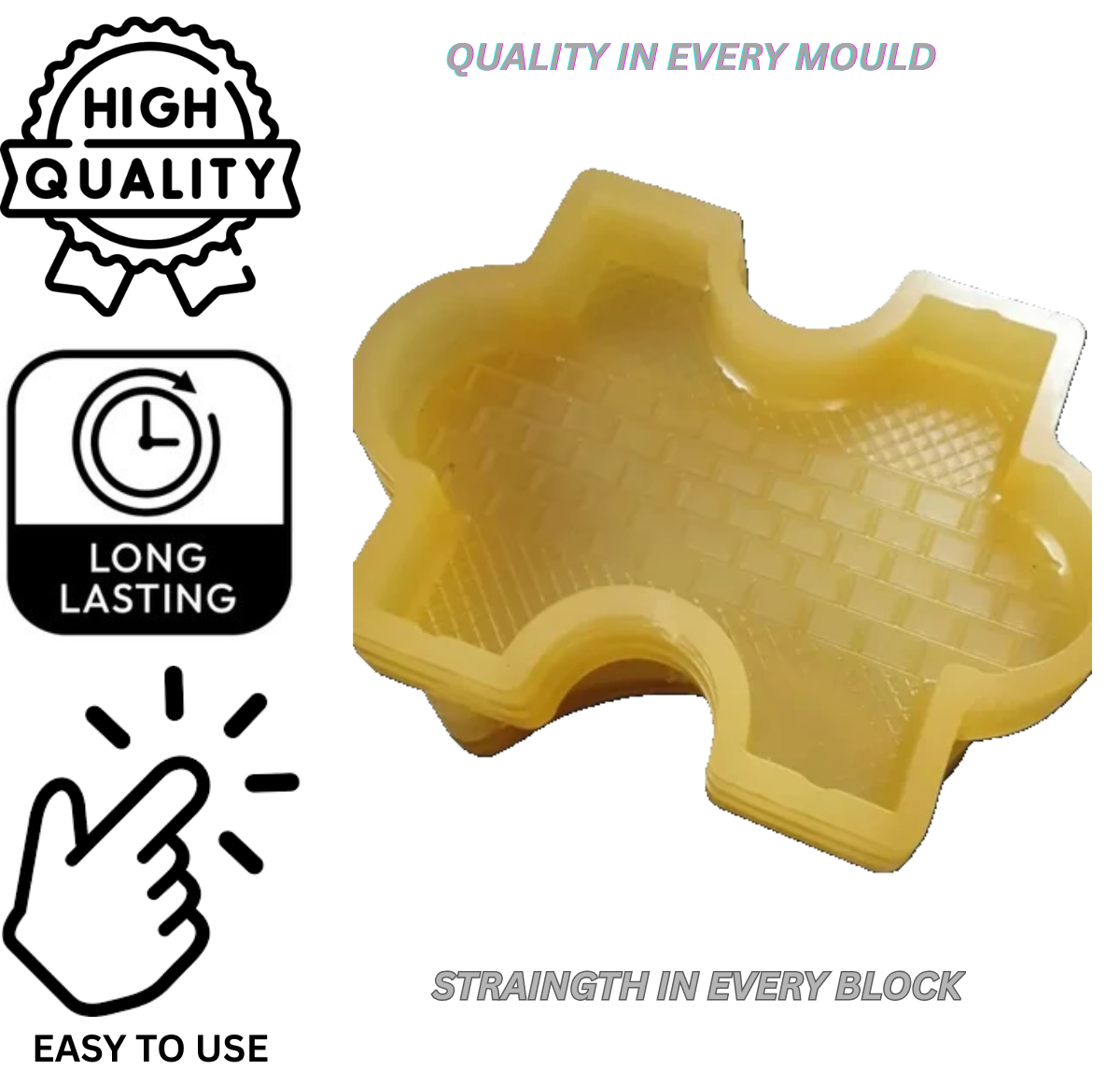 Tortoise Silicone Paver Block Mould